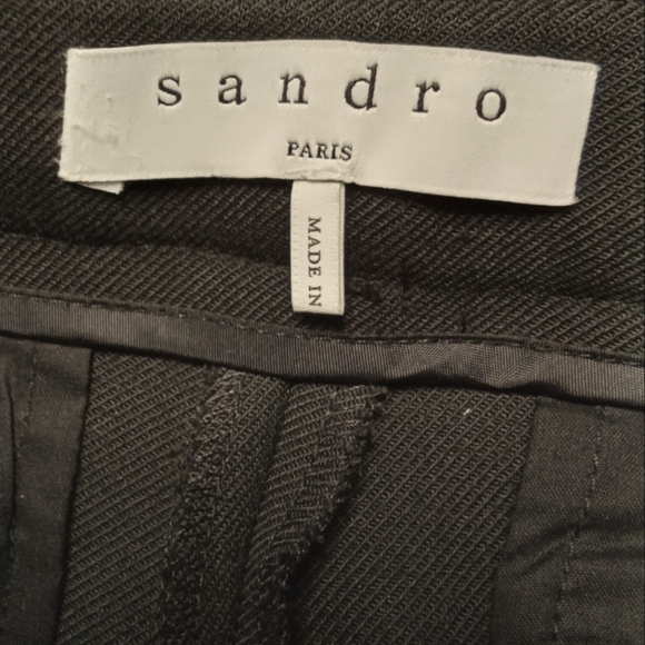 Sandro Noir "Andy" Pants NWT - Picture 7 of 11